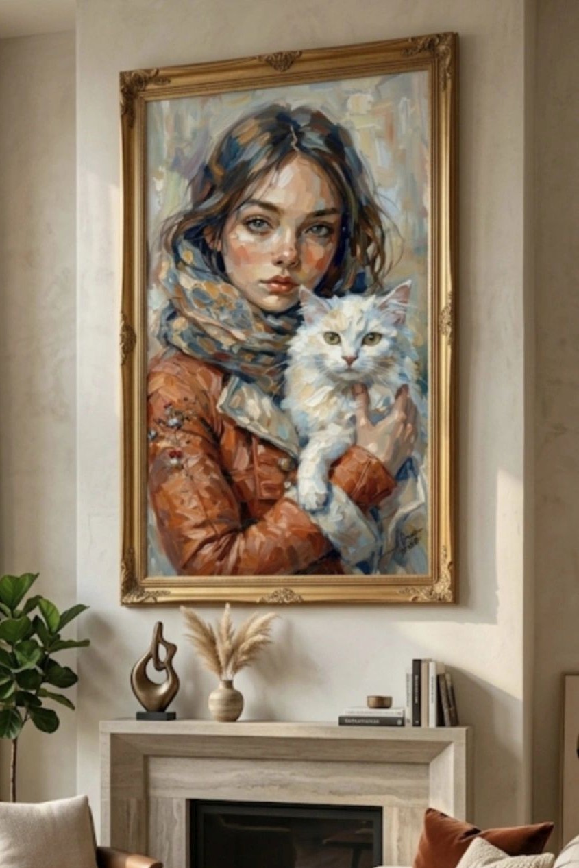 ArteDiAlina.com painting: Cat's eyes